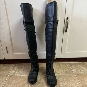 Worn Once Beautiful thigh high boots